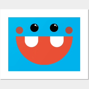 Happy smiley face Posters and Art